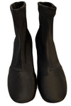 Forte Forte Chic Satin Ankle Boots in Black