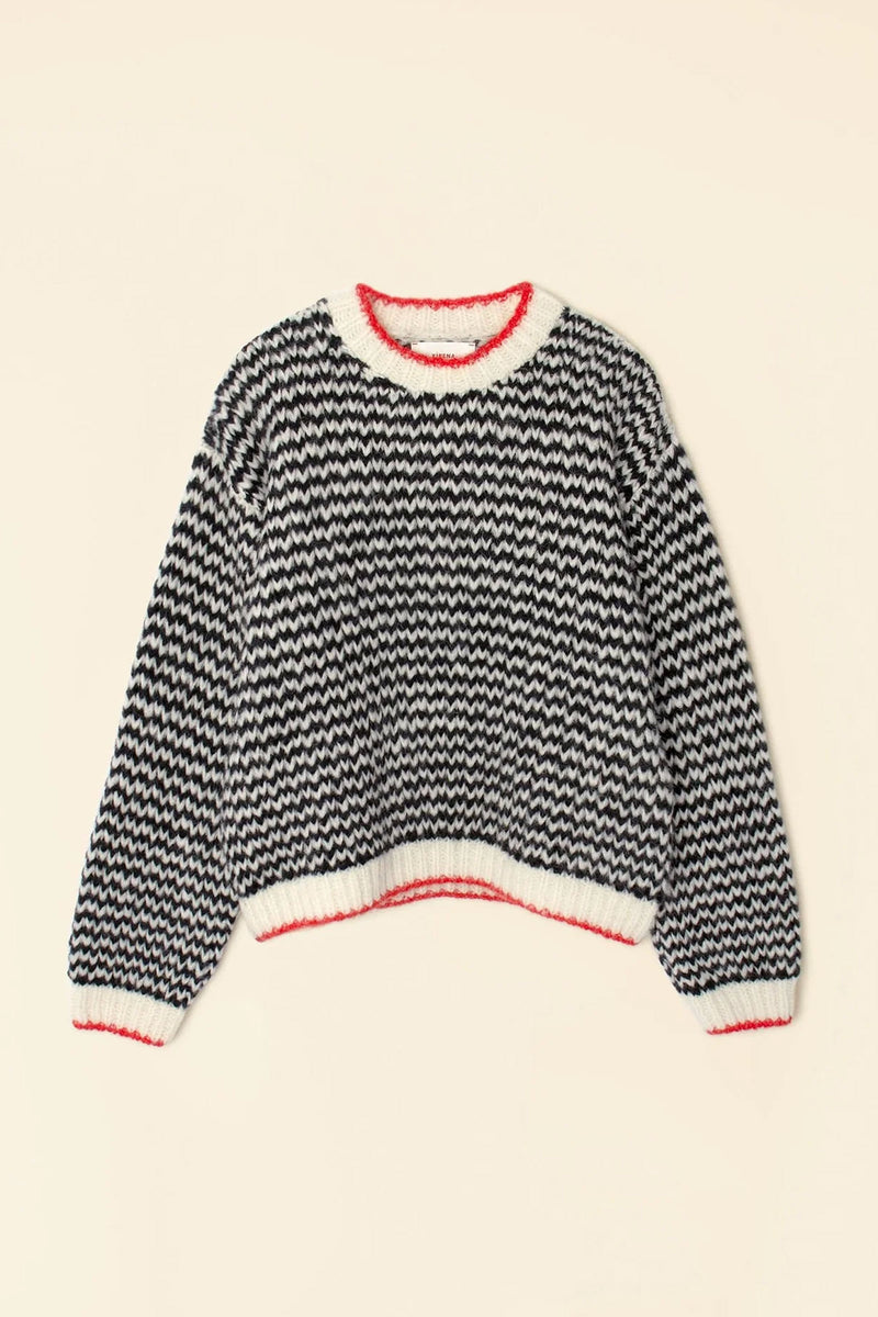 Xirena Mabel Sweater in Black Creme