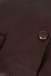 Ba&sh Milos Leather Jacket in Marron