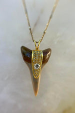 Pade Vavra Shark Tooth Necklace with 14k Gold and Diamond