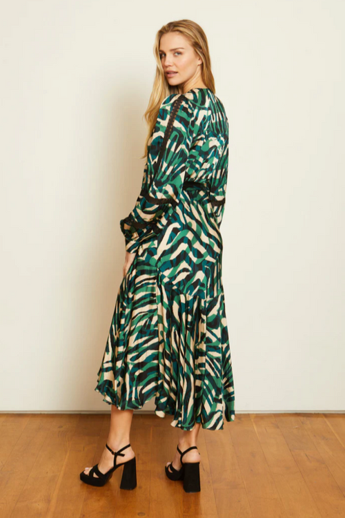 Caballero Cher Rhythmic Zebra Maxi Dress