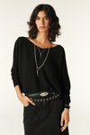 Ba&sh V-Neck Elsy Sweater in Black