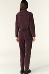 Ba&sh Fidis Bordeaux Denim Jumpsuit