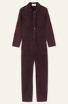 Ba&sh Fidis Bordeaux Denim Jumpsuit