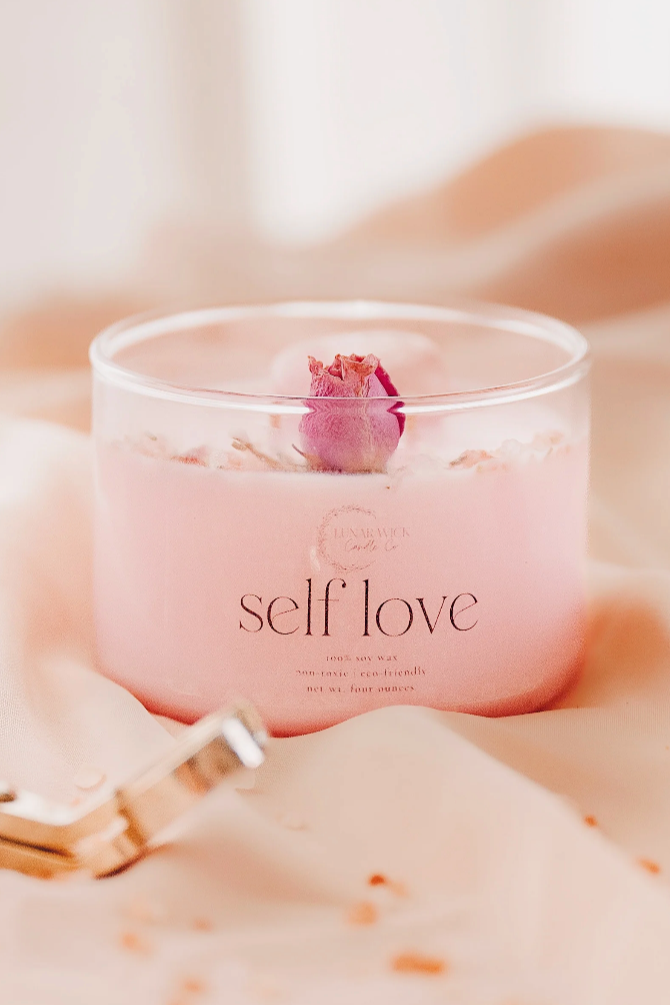 Self Love Hand Poured Candle