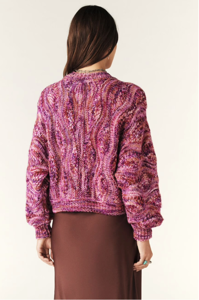 Ba&sh Multicolor Rose Stimpo Sweater