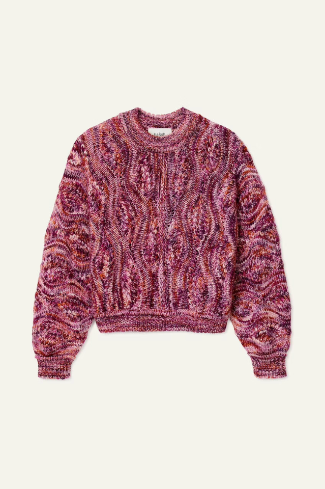 Ba&sh Multicolor Rose Stimpo Sweater