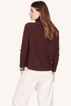 Not Monday Sloane Cashmere Turtleneck in Currant