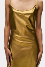 Silk Laundry 1996 Gold Dress