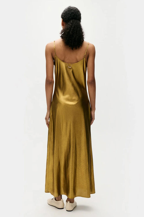 Silk Laundry 1996 Gold Dress