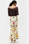 Silk Laundry Silk Long  Bias Skirt in Insects