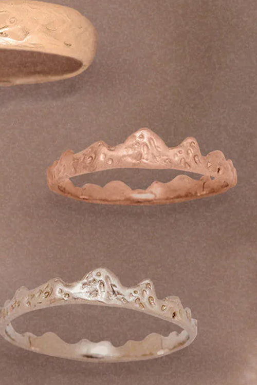 Valley Rose Sequoia Ring in Rose Gold