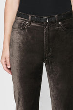 Frame Le Crop Mini Boot Cut Pants in Comet Velvet