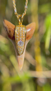 Pade Vavra Shark Tooth Necklace with 14k Gold and Diamond