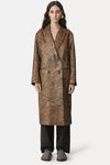 Forte Forte Golden Sunrise Jacquard Coat in Rame